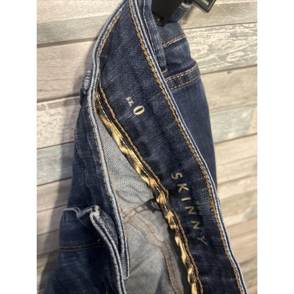Women’s White House Black market denim jeans skinny dark wash size 0 - Picture 10 of 10